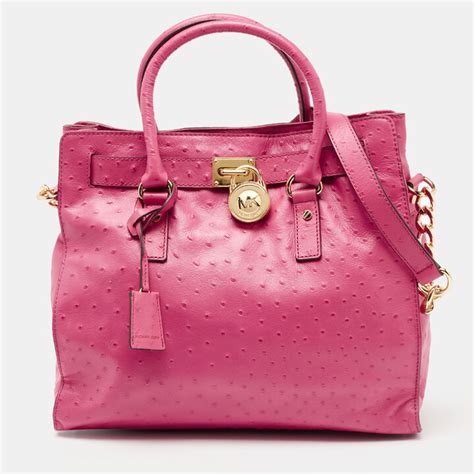 michael kors ostrich embossed leather tote|Michael kors ostrich handbags + FREE SHIPPING .